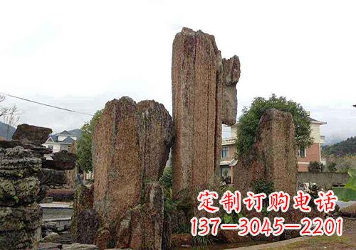 泰安石笋石假山