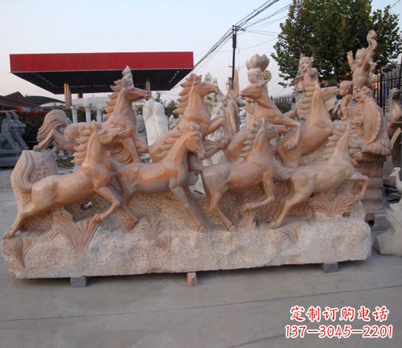 泰安石头奔马雕塑