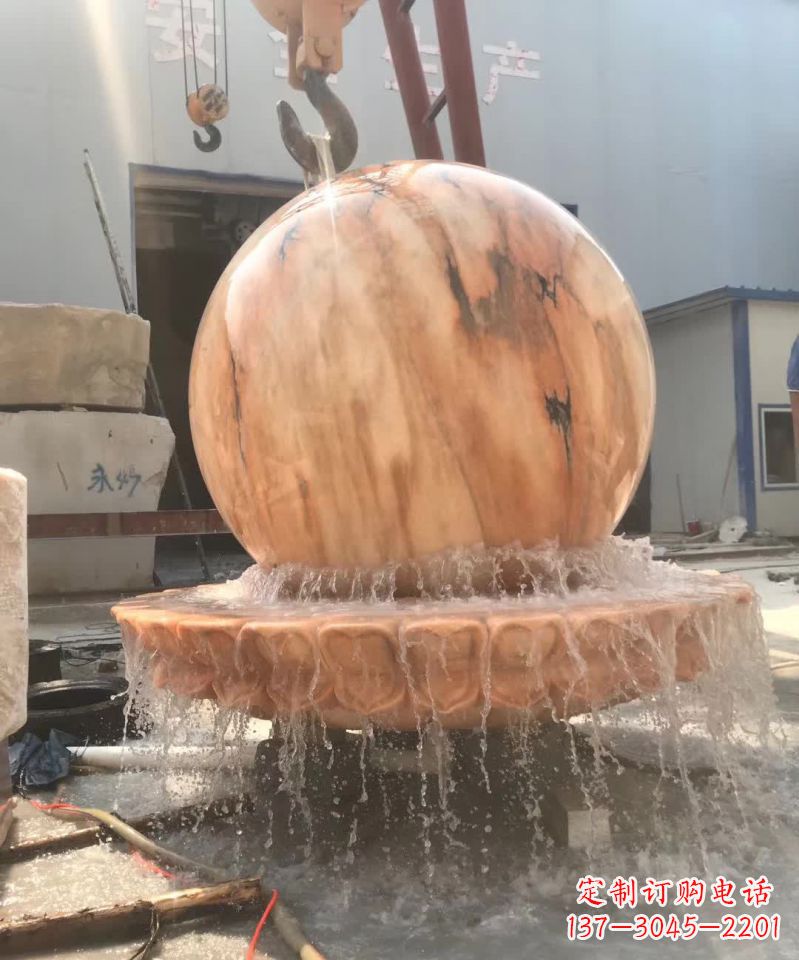 泰安时来运转风水球石雕