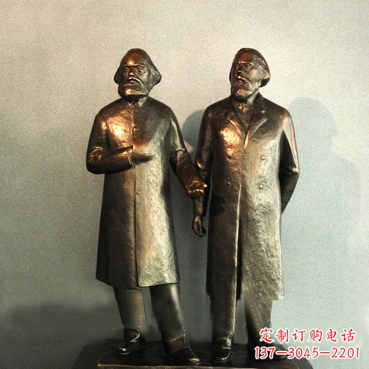 泰安世纪伟人马克思和恩格斯雕塑
