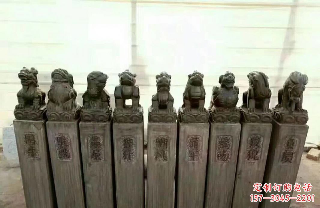 泰安栓马桩石雕