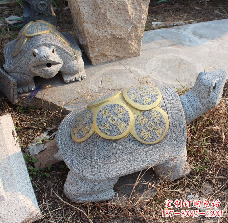 泰安水池乌龟石雕