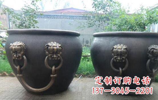 泰安水缸寺庙景观铜雕
