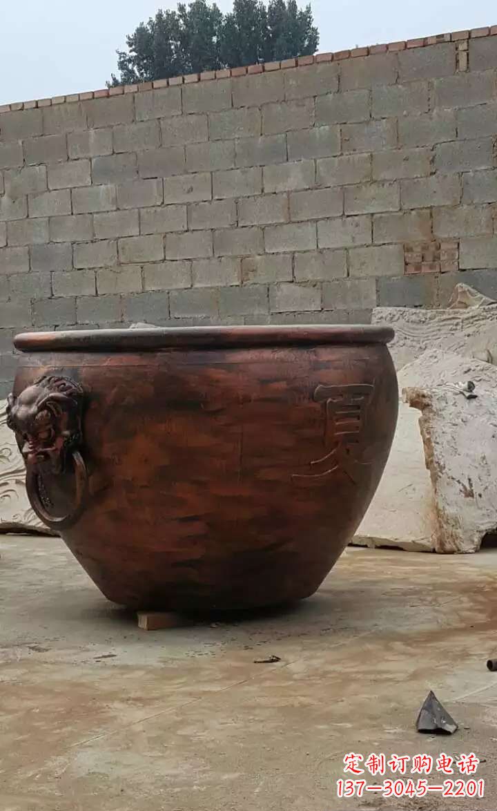 泰安水缸铜雕