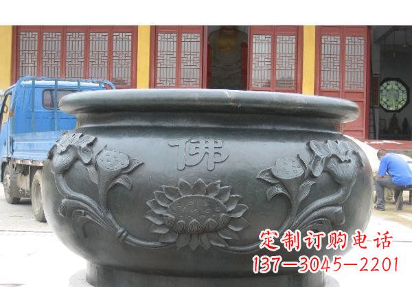 泰安水缸寺庙铜雕 (2)