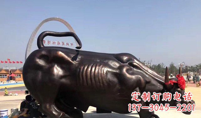 泰安水牛铜雕