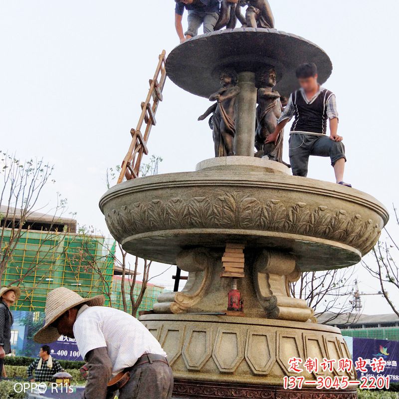 泰安水头石雕喷泉
