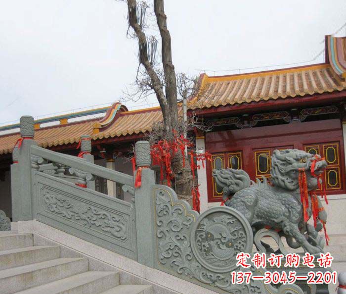 泰安寺庙景观仿古石栏板