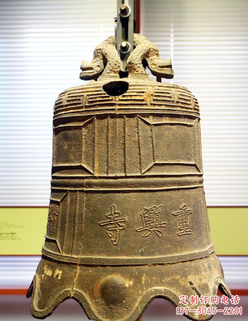 泰安寺庙铜钟铜雕