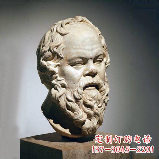 泰安苏格拉底石雕头像