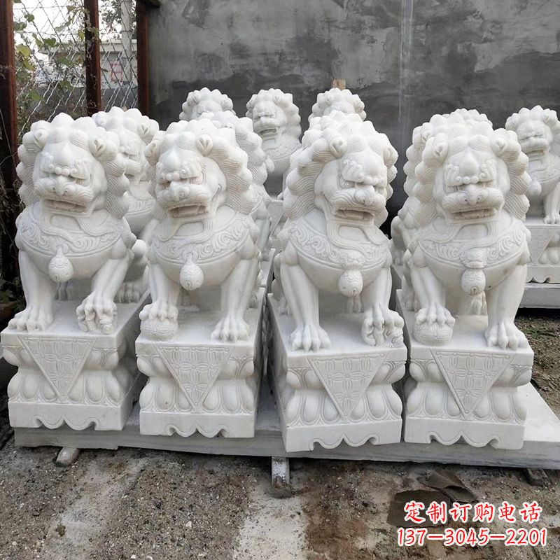 泰安天安门狮子雕塑