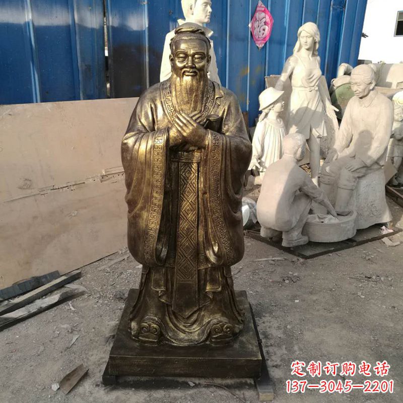 泰安同济大学孔子雕塑