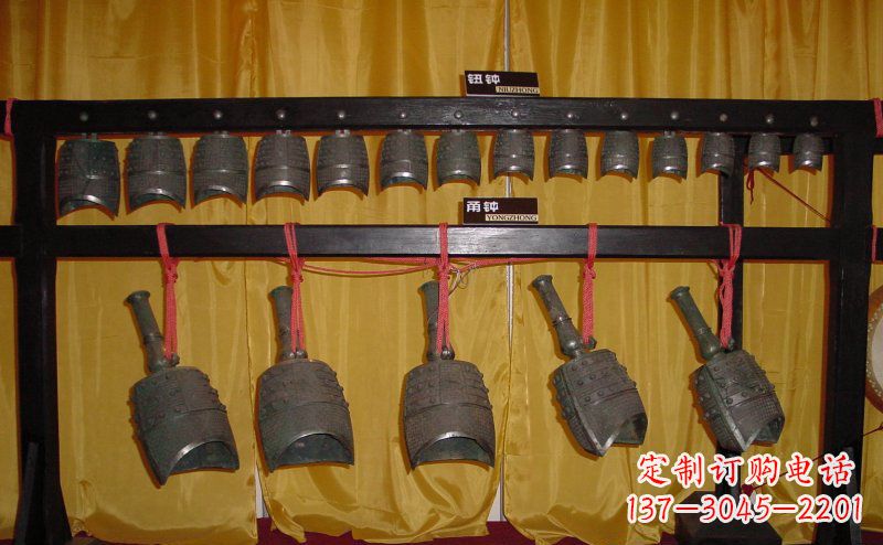 泰安铜编钟古代乐器雕塑