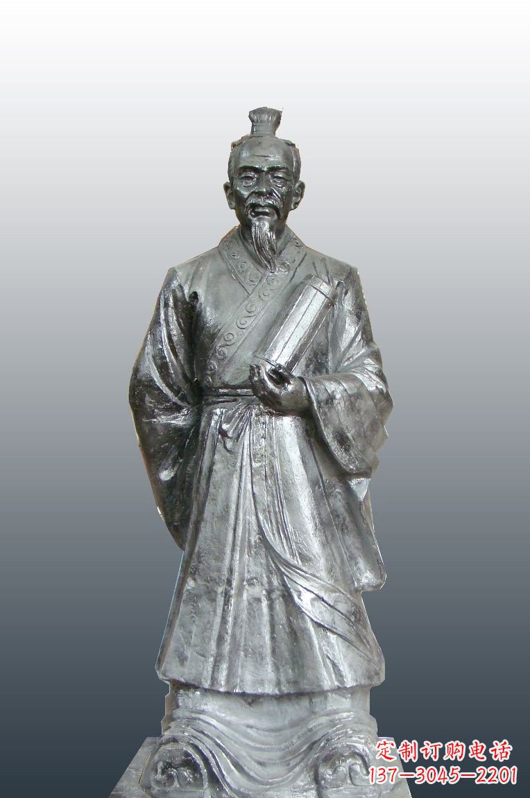 泰安铜雕扁鹊古代名医雕塑
