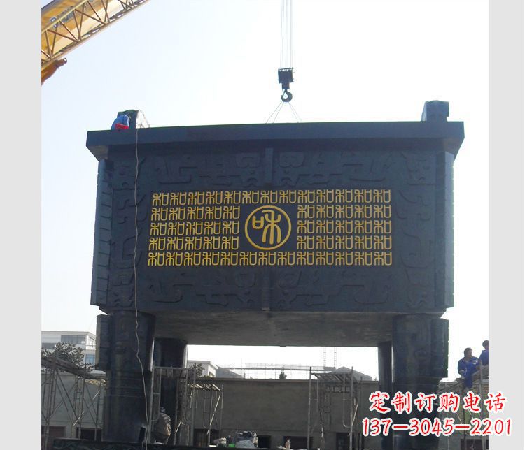 泰安铜雕大型鼎盛香炉