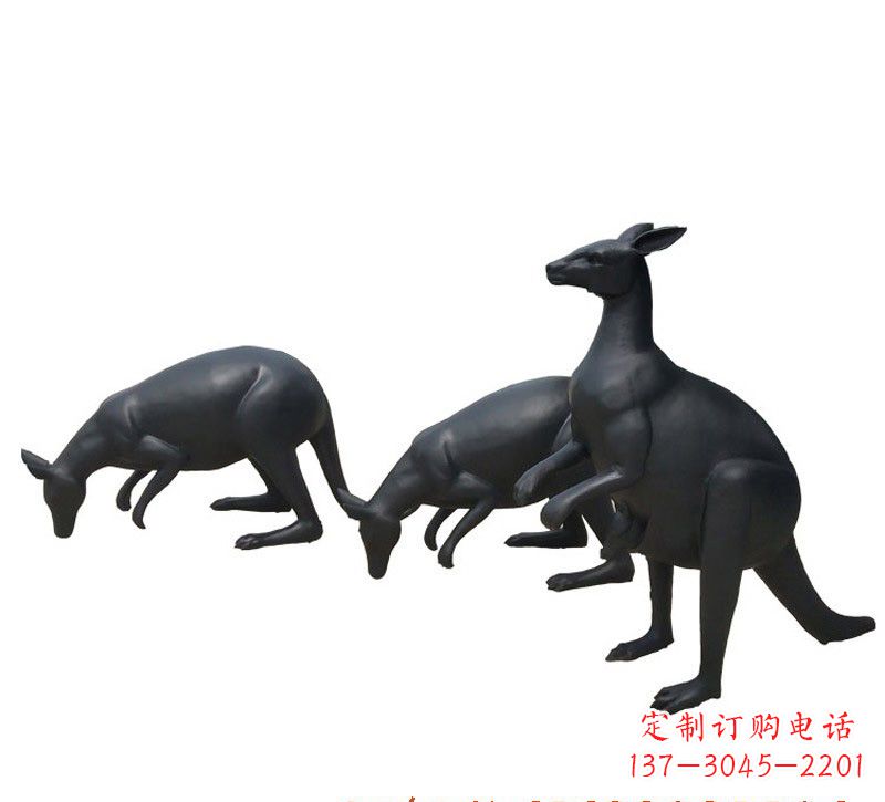 泰安铜雕袋鼠雕塑