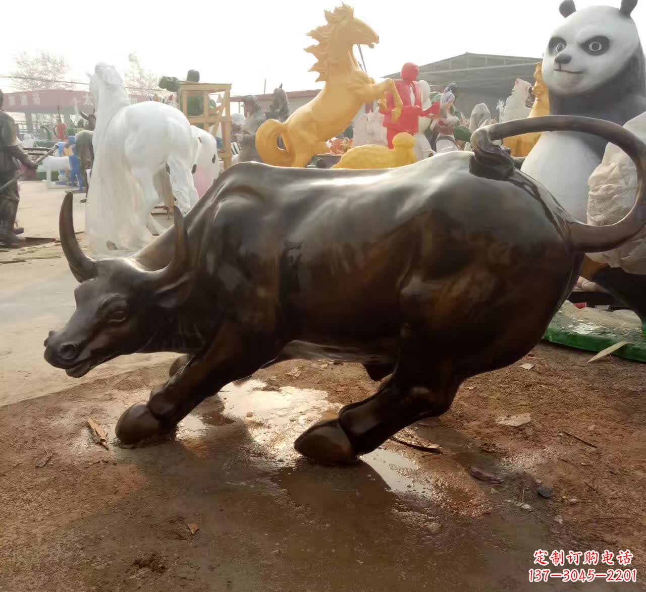 泰安铜雕动物牛