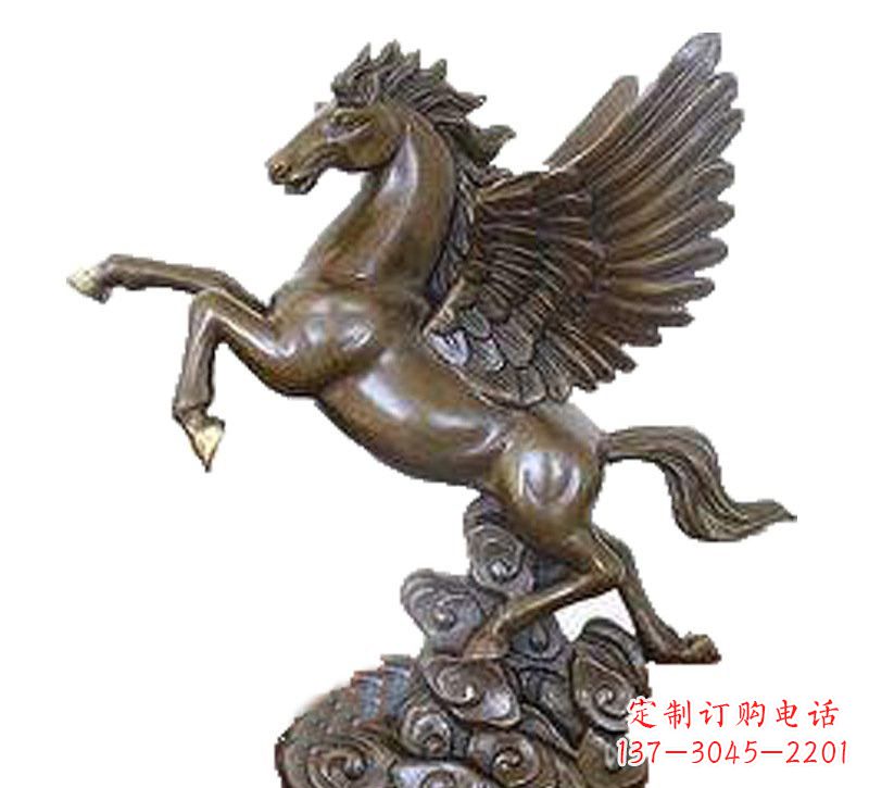 泰安铜雕飞黄腾达飞马