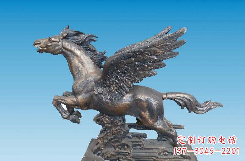泰安铜雕飞马222