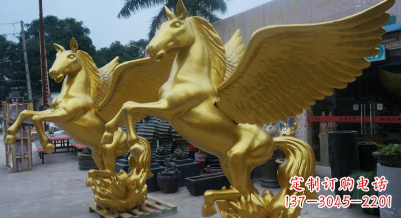 泰安铜雕飞马