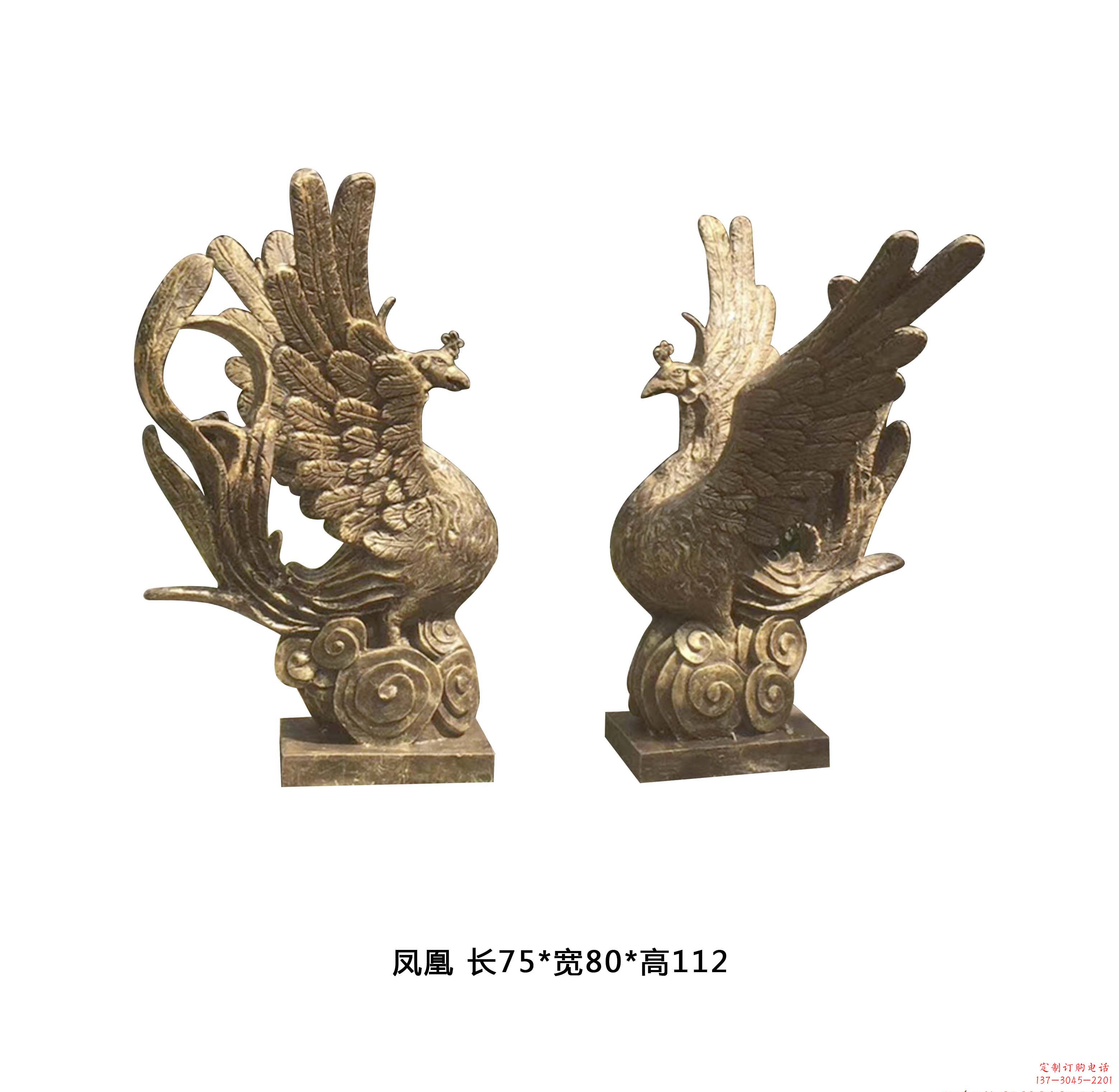 泰安铜雕凤凰雕塑