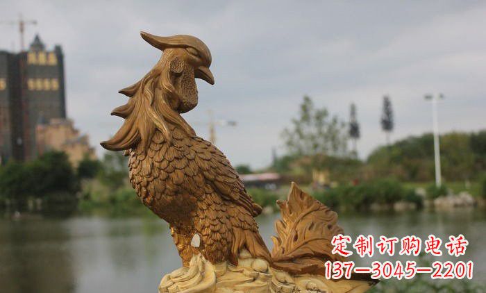 泰安铜雕凤凰古代神兽雕塑