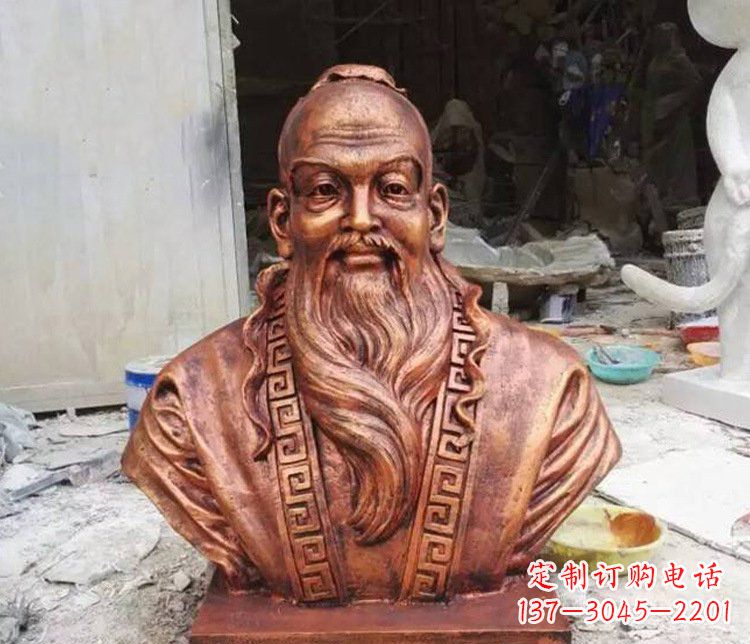 泰安铜雕古代孙思邈人物雕塑