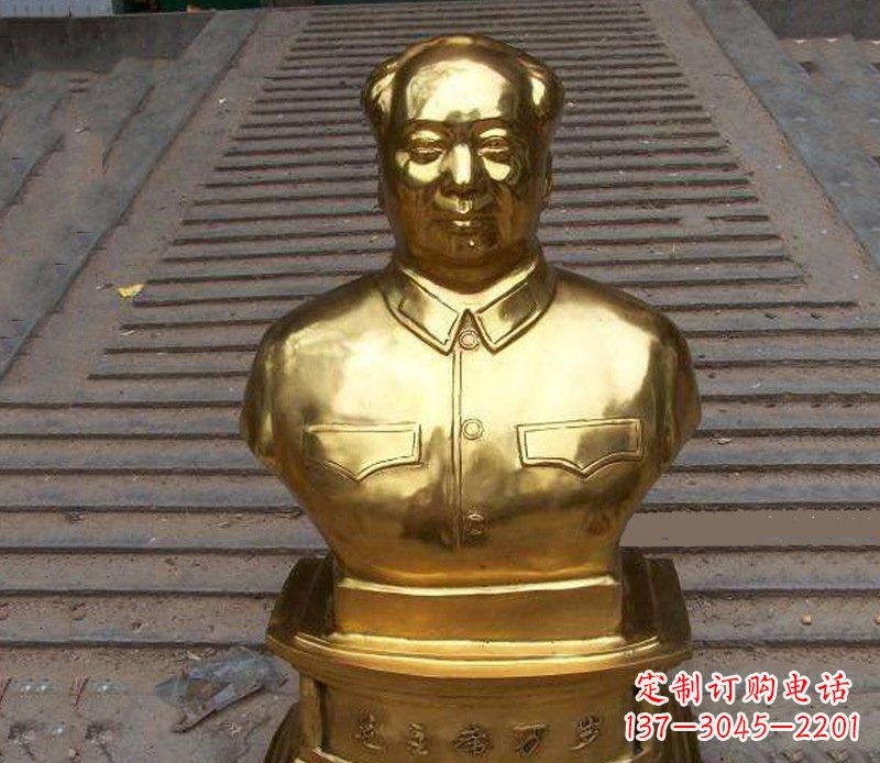 泰安铜雕广场伟人雕塑摆件