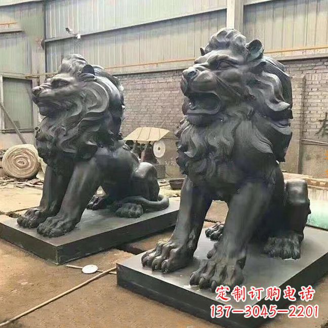 泰安铜雕汇丰狮子