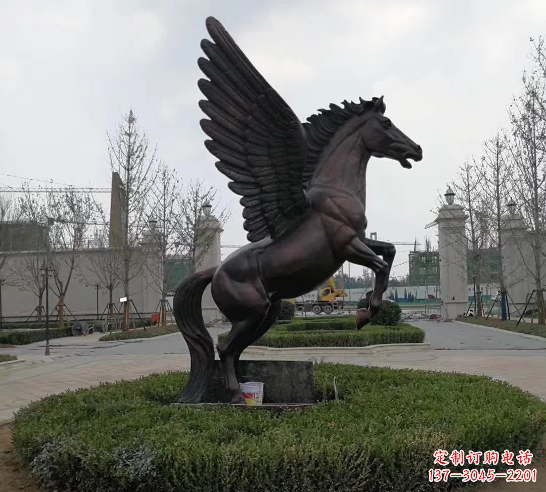 泰安铜雕景观飞马