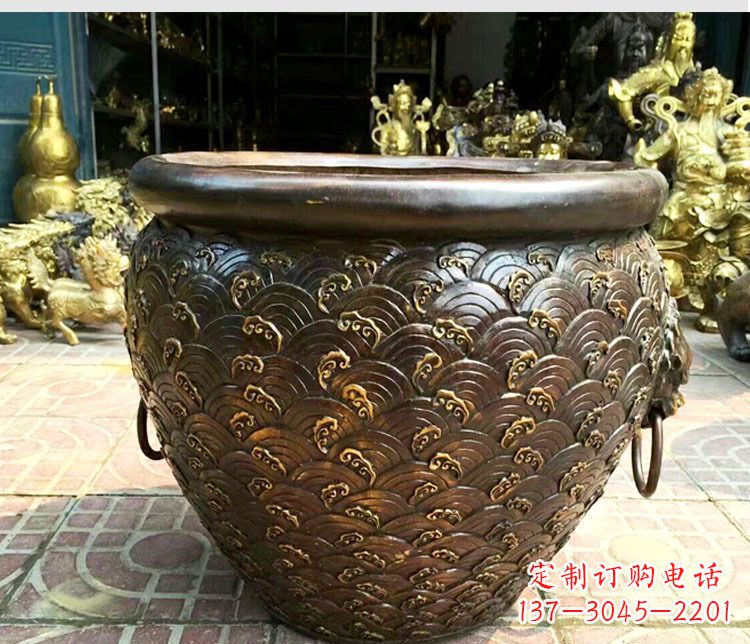 泰安铜雕景观花盆