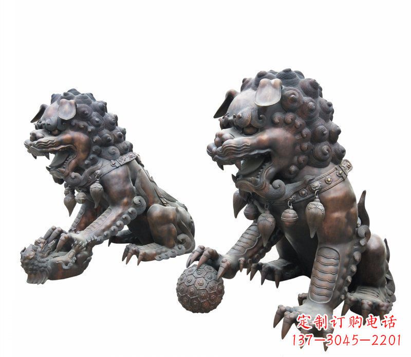 泰安铜雕酒店镇宅招财麒麟雕塑