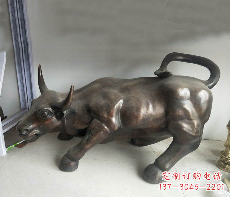 泰安铜雕牛广场动物景观摆件