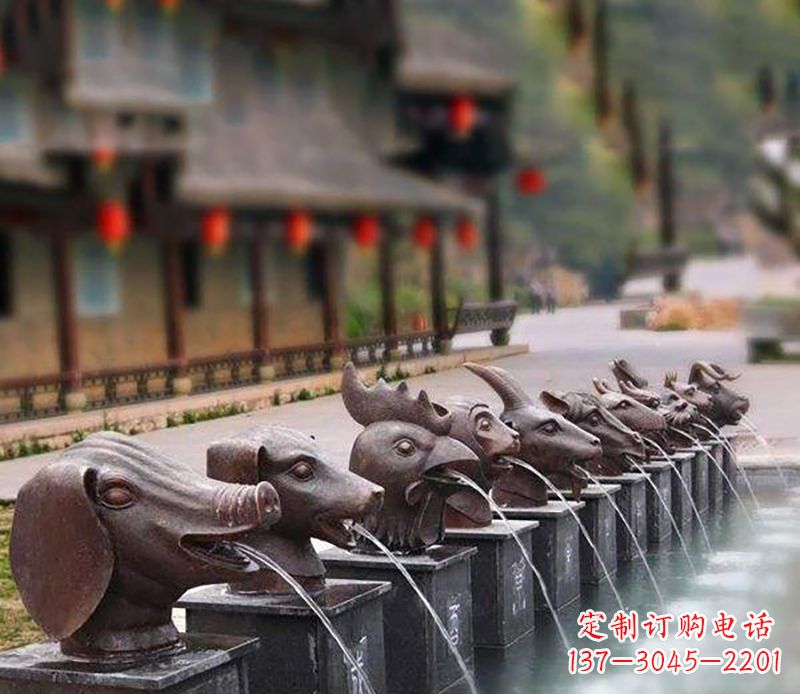 泰安铜雕喷泉