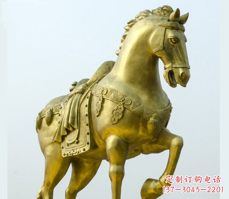 泰安铜雕商场招财动物马雕塑