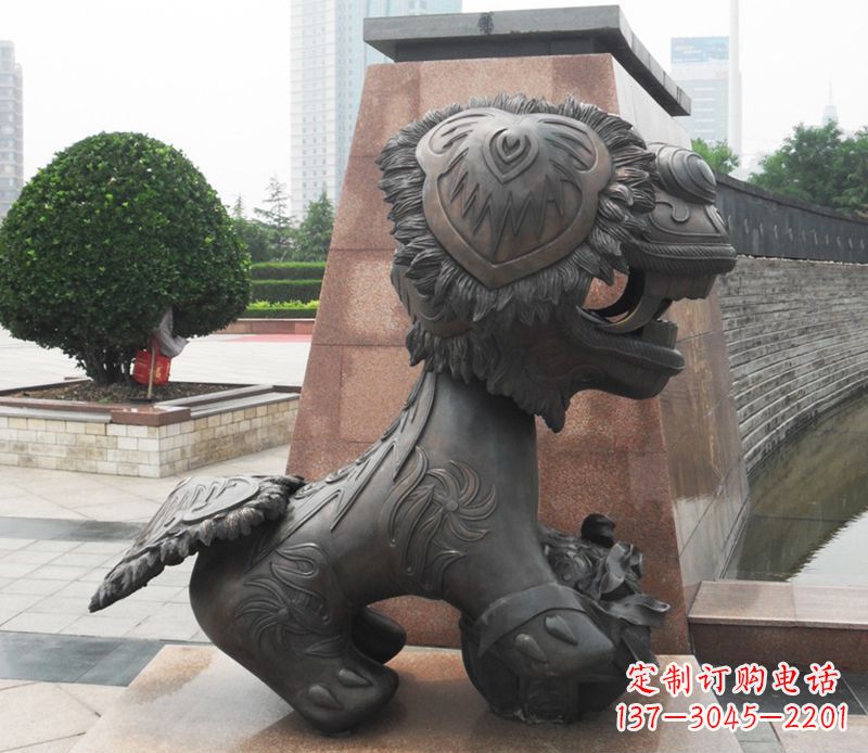 泰安铜雕狮子