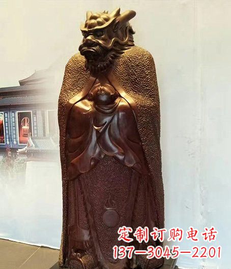泰安铜雕兽首人身十二生肖