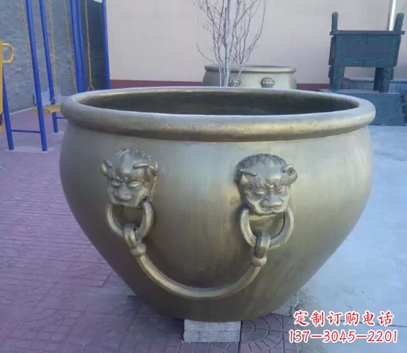 泰安铜雕水缸