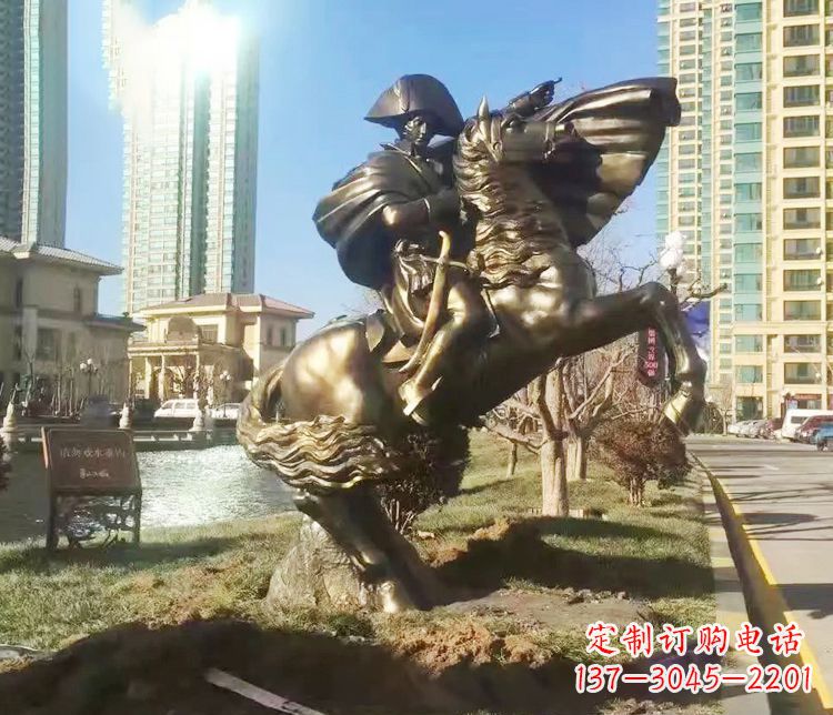 泰安铜雕西方骑马雕塑人物