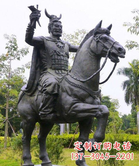 泰安铜雕炎帝骑马