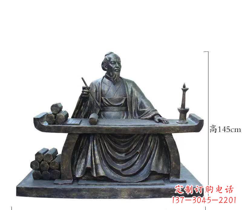 泰安铜雕张仲景人物