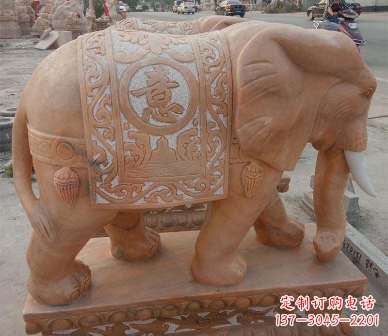 泰安晚霞红如意动物大象