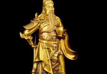 泰安关公铜雕，传承古典传统