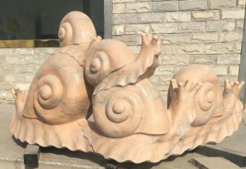 泰安爬行蜗牛石雕—创造独特精美雕塑