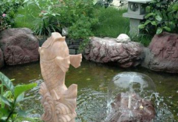 泰安艺术化的鲤鱼雕塑，让你家的氛围变得更加温馨
