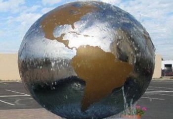 泰安国际化地球喷泉雕塑