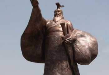泰安秦始皇铜雕精美塑像，让历史回溯至您身边