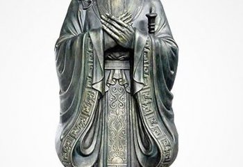 泰安青铜孔子像——独特的品格雕塑