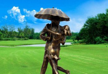 泰安中领雕塑-专业制作情侣公园景观雕塑