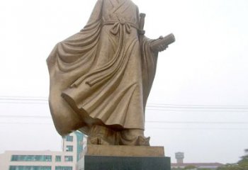 泰安屈原雕塑，华夏悠久文化之精粹